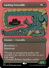 Lurking Crocodile (Foil Etched) (SLD-590) - Secret Lair Drop Series Foil