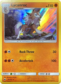 Lycanroc (Water Web Holo) (76/147) - Miscellaneous Cards & Products Holofoil