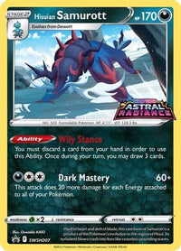 Hisuian Samurott (SWSH207/307)  - SWSH Sword & Shield Promo Cards Holofoil