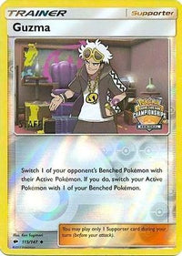 Guzma (Regional Championships) [Staff] (115/147)  - League & Championship Cards Reverse Holofoil