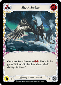 Shock Striker (Yellow) [U-ELE196] (Tales of Aria Unlimited) Unlimited Rainbow Foil - POKÉ JEUX