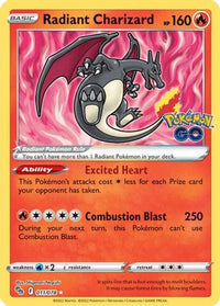 Radiant Charizard (11/078) - Pokemon GO Holofoil