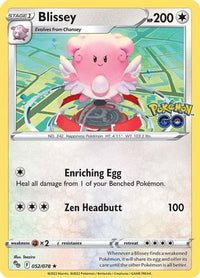 Blissey (52/078) - Pokemon GO Holofoil