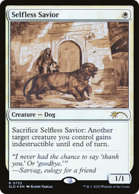 Sauveur désintéressé (croquis) [Promotions Secret Lair Drop] 