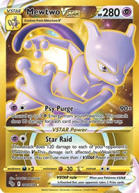 Mewtwo VSTAR  (Secret) (86/078) - Pokemon GO Holofoil