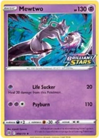 Mewtwo (Brilliant Stars Stamped) (56/172) - Miscellaneous Cards & Products Holofoil