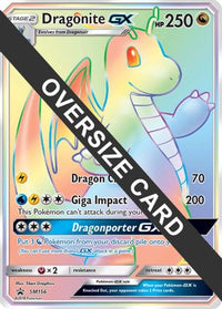 Dragonite GX (SM156) (carte Jumbo) [Soleil et Lune : Black Star Promos] 