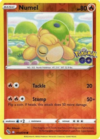 Numel (Peelable Ditto) (13/078) - Pokemon GO Reverse Holofoil
