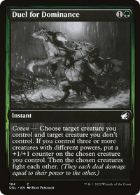 Duel for Dominance [Innistrad: Double Feature]
