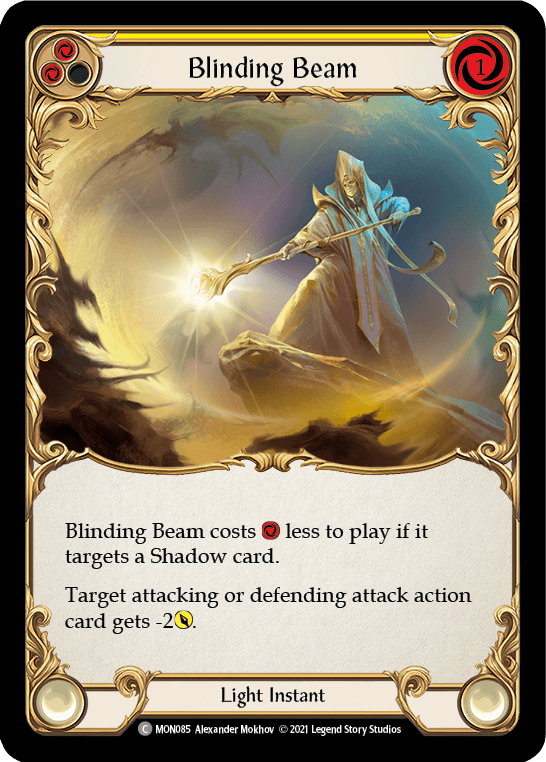 Blinding Beam (Yellow) [MON085] (Monarch) 1st Edition Normal - POKÉ JEUX