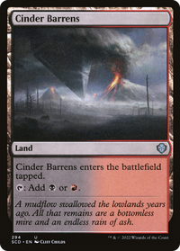 Cinder Barrens [Decks de commande de démarrage] 