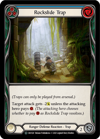 Rockslide Trap [U-CRU128] (Crucible of War Unlimited) Unlimited Rainbow Foil - POKÉ JEUX