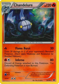 Chandelure (20/99) (Cracked Ice Holo) [Noir et blanc : prochains destins] 