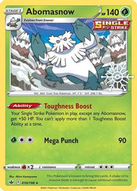 Abomasnow (010/198) (Calendrier des fêtes) [Épée et Bouclier : Chilling Reign] 