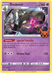 Dusknoir (62/172) - Trick or Trade BOOster Bundle Holofoil
