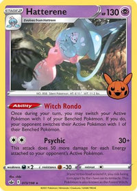 Hatterene (73) - Trick or Trade BOOster Bundle Holofoil