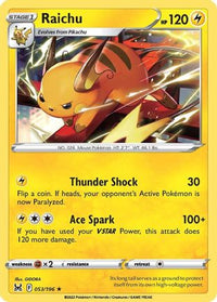 Raichu (53/196)  - SWSH11 Lost Origin