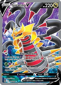 Giratina V (Full Art) (185/196) - SWSH11 Lost Origin Holofoil