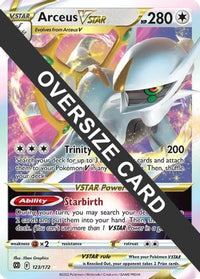 Arceus VSTAR (123/172) (carte Jumbo) [Épée et bouclier : étoiles brillantes] 