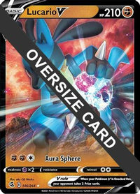 Lucario V (146/264) (carte géante) [Épée et bouclier : Fusion Strike] 