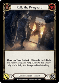 Rally the Rearguard (Blue) [RVD022] (Classic Battles: Rhinar vs Dorinthea) - POKÉ JEUX