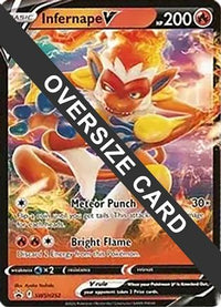 Infernape V SWSH252 (SWS252) - Jumbo Cards Holofoil