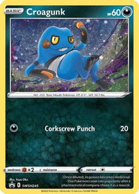 Croagunk (SWSH245) [Épée et Bouclier : Promos Black Star] 