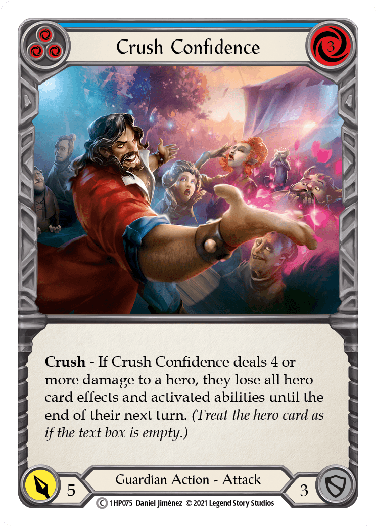 Crush Confidence (Blue) [1HP075] (History Pack 1) - POKÉ JEUX