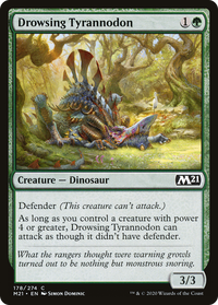 Drowsing Tyrannodon [Core Set 2021]