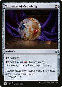Talisman of Creativity [Commander Legends: Battle for Baldur's Gate]
