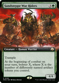 Sandsteppe War Riders (MOC-126) - March of the Machine Commander: (Extended Art) Foil