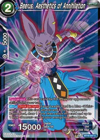 Beerus, Aesthetic of Annihilation (BT16-037) [Realm of the Gods] - POKÉ JEUX