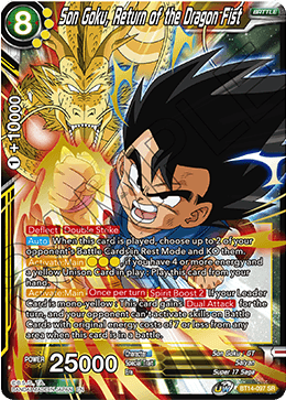 Son Goku, Return of the Dragon Fist (BT14-097) [Cross Spirits] - POKÉ JEUX