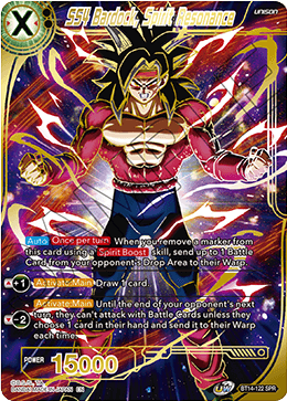 SS4 Bardock, Spirit Resonance (SPR) (BT14-122) [Cross Spirits] - POKÉ JEUX