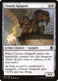 Cloister Gargoyle [Dungeons & Dragons: Adventures in the Forgotten Realms]