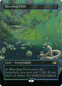 Breeding Pool (Borderless) (Galaxy Foil) [Unfinity]