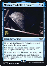 Marina Vendrell's Grimoire [Duskmourn: House of Horror Prerelease Promos]