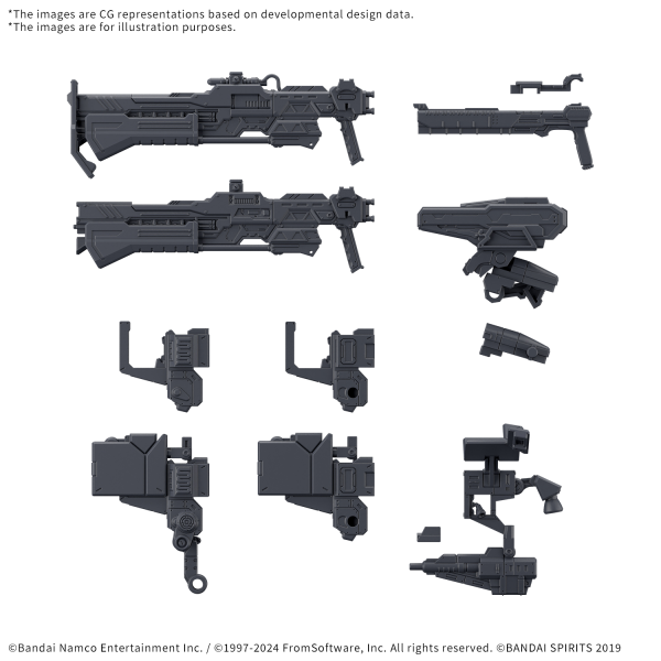 30MM OPTION PARTS SET ARMORED CORE Ⅵ FIRES OF RUBICON WEAPON SET 03 (Pre-Order)