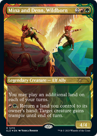 Mina et Denn, Wildborn (Halo Foil) [Série Secret Lair Drop] 