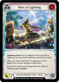 Rites of Lightning (Red) [BRI027] (Tales of Aria Briar Blitz Deck) 1st Edition Normal - POKÉ JEUX