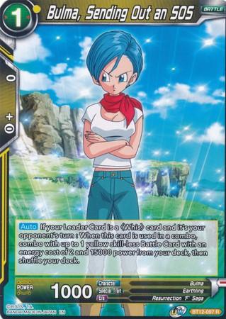 Bulma, Sending Out an SOS (BT12-097) [Vicious Rejuvenation] - POKÉ JEUX
