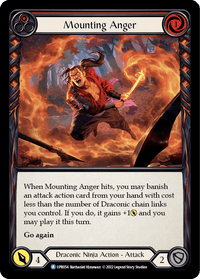 Mounting Anger (Red) [UPR054] (Uprising) Rainbow Foil - POKÉ JEUX