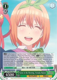 Scène du matin, Yotsuba Nakano (5HY/W83-E041 U) [Les quintuplés quintessentiels] 