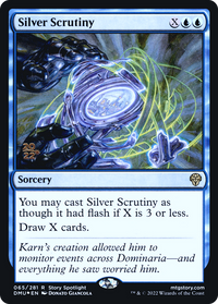 Silver Scrutiny [Dominaria United Prerelease Promos]