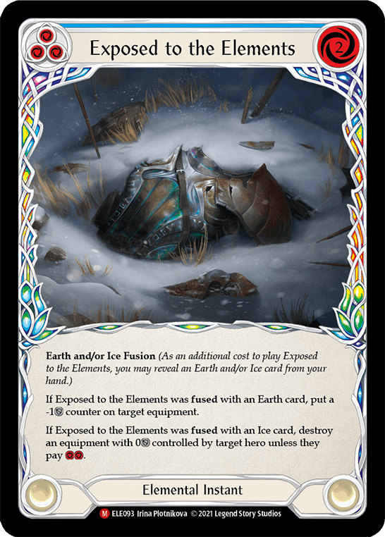 Exposed to the Elements [ELE093] (Tales of Aria) 1st Edition Rainbow Foil - POKÉ JEUX