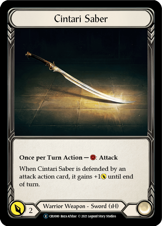 Cintari Saber [U-CRU080] (Crucible of War Unlimited) Unlimited Normal - POKÉ JEUX