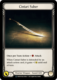 Cintari Saber [U-CRU080] (Crucible of War Unlimited) Unlimited Normal - POKÉ JEUX