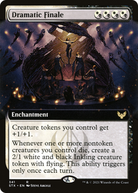 Dramatic Finale (Extended Art) [Strixhaven: School of Mages]