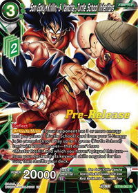 Son Goku, Krillin, & Yamcha, Turtle School Inheritors (BT18-062) [Dawn of the Z-Legends Prerelease Promos] - POKÉ JEUX