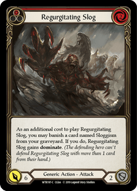 Regurgitating Slog (Red) [WTR197-C] (Welcome to Rathe) Alpha Print Rainbow Foil - POKÉ JEUX